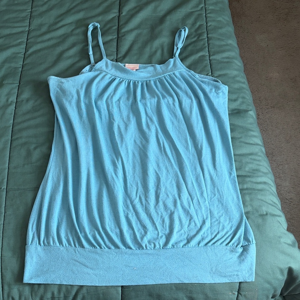 Light Blue Adjustable-Strap Camisole - Women's Summer Top